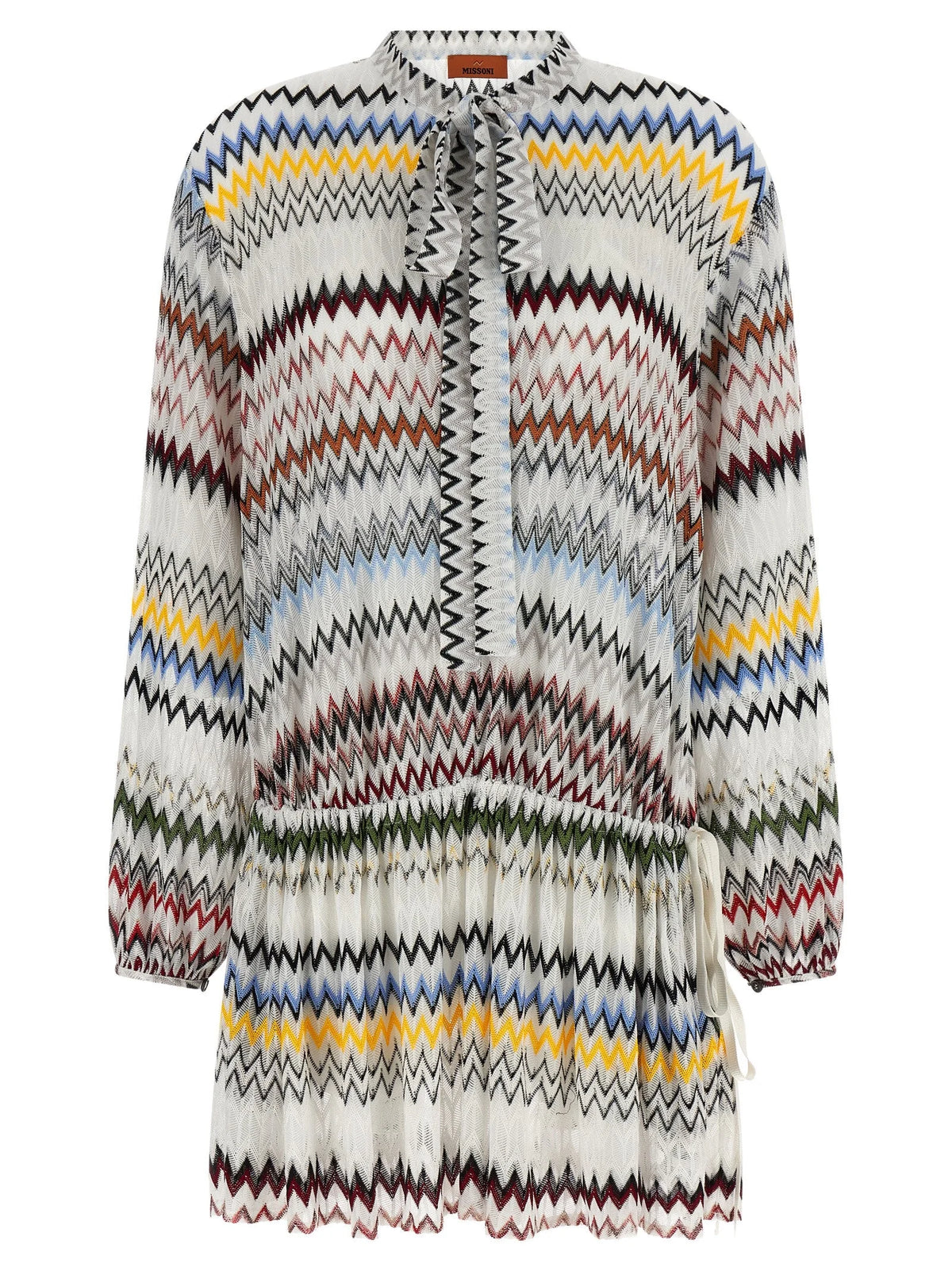 Missoni White Viscose Short Dress