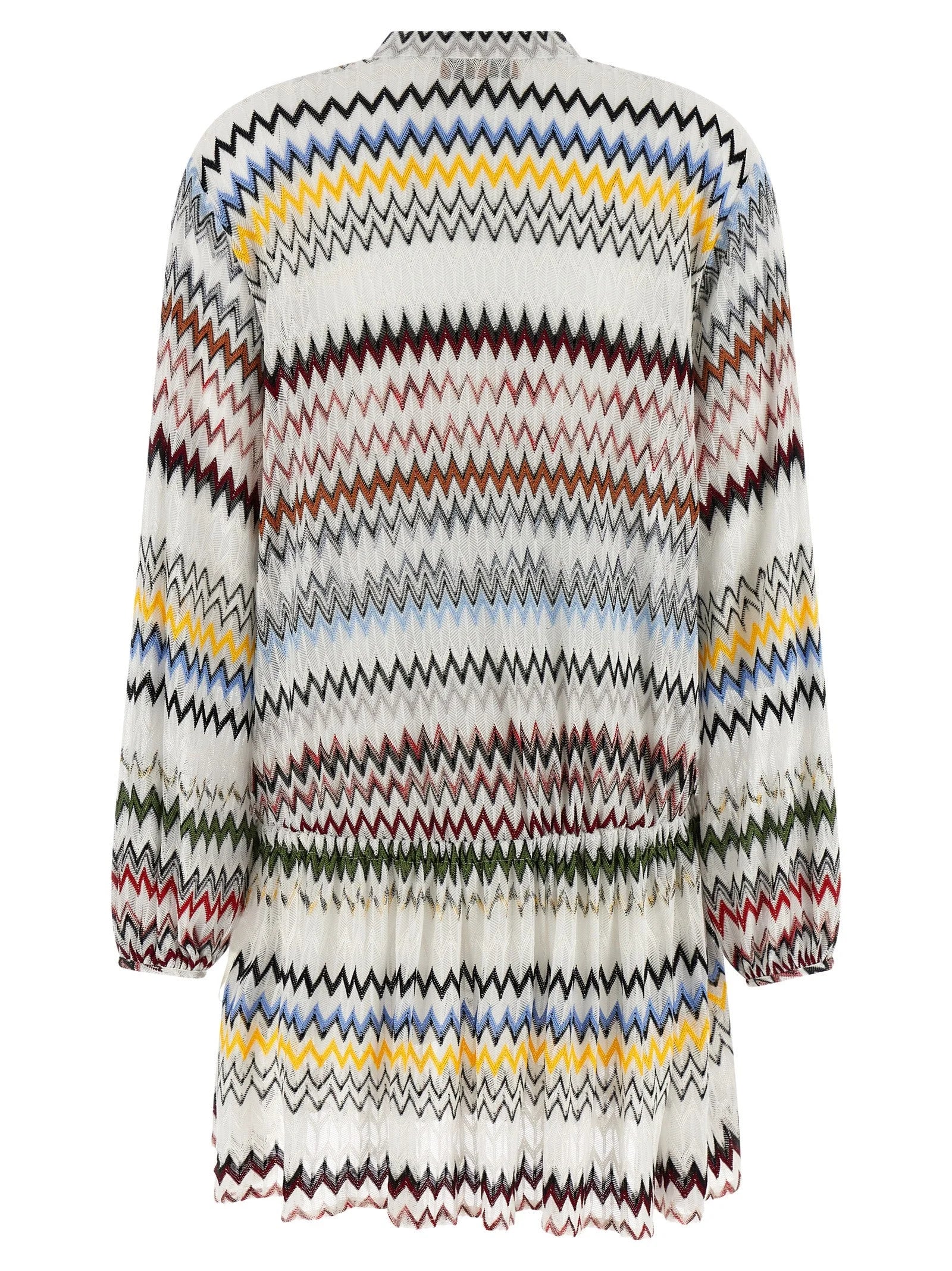 Missoni White Viscose Short Dress