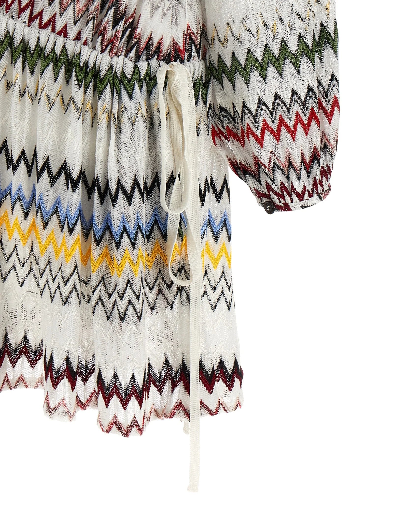 Missoni White Viscose Short Dress