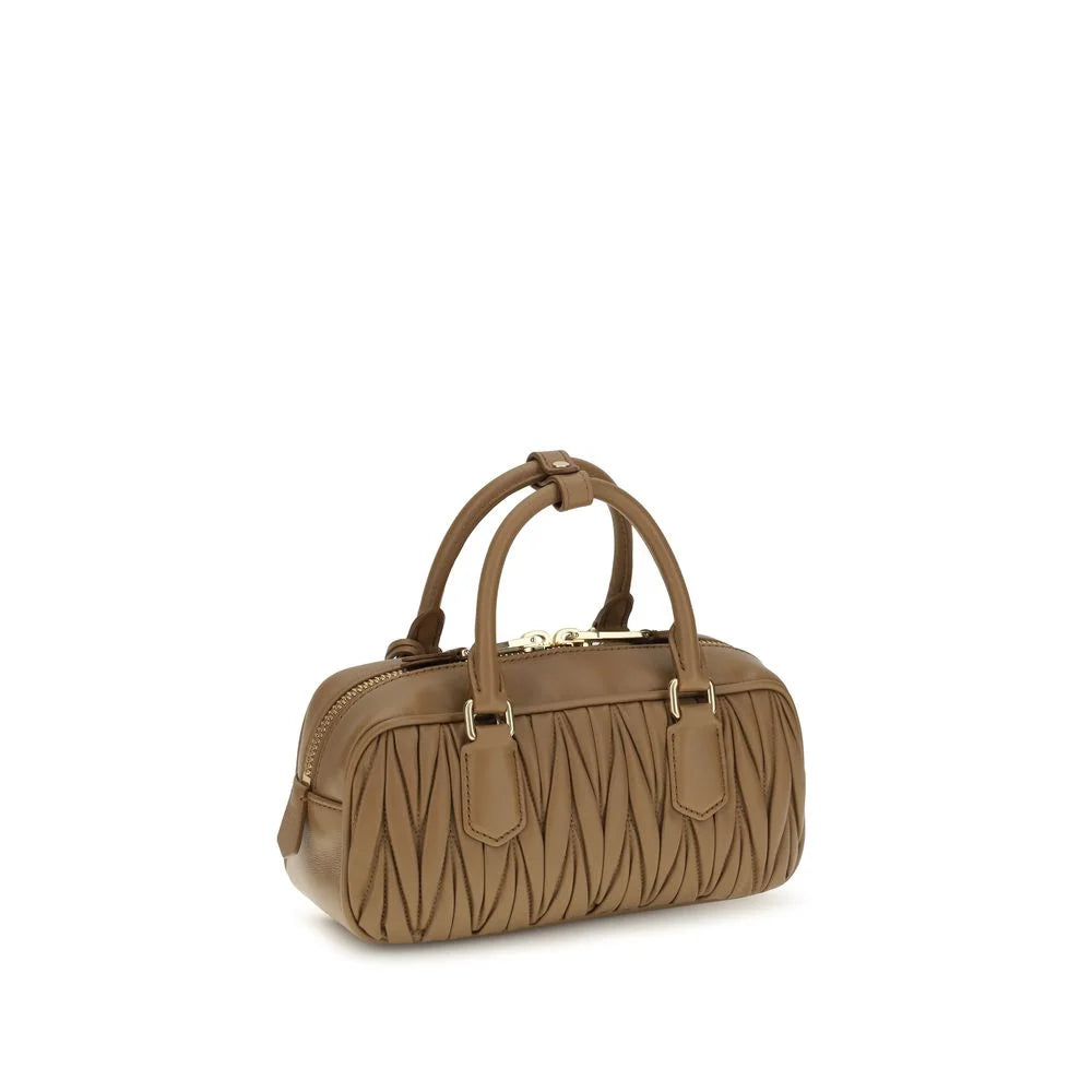 Borsa Miu Miu in vitello beige Bos Taurus