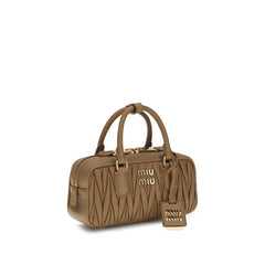 Borsa Miu Miu in vitello beige Bos Taurus