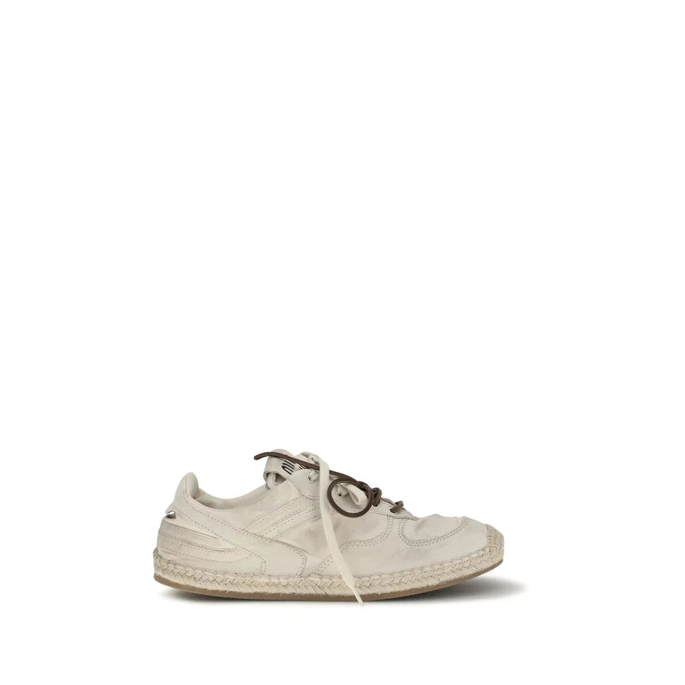 Miu Miu Beige Cotton Platform Sneakers - EU41/US11
