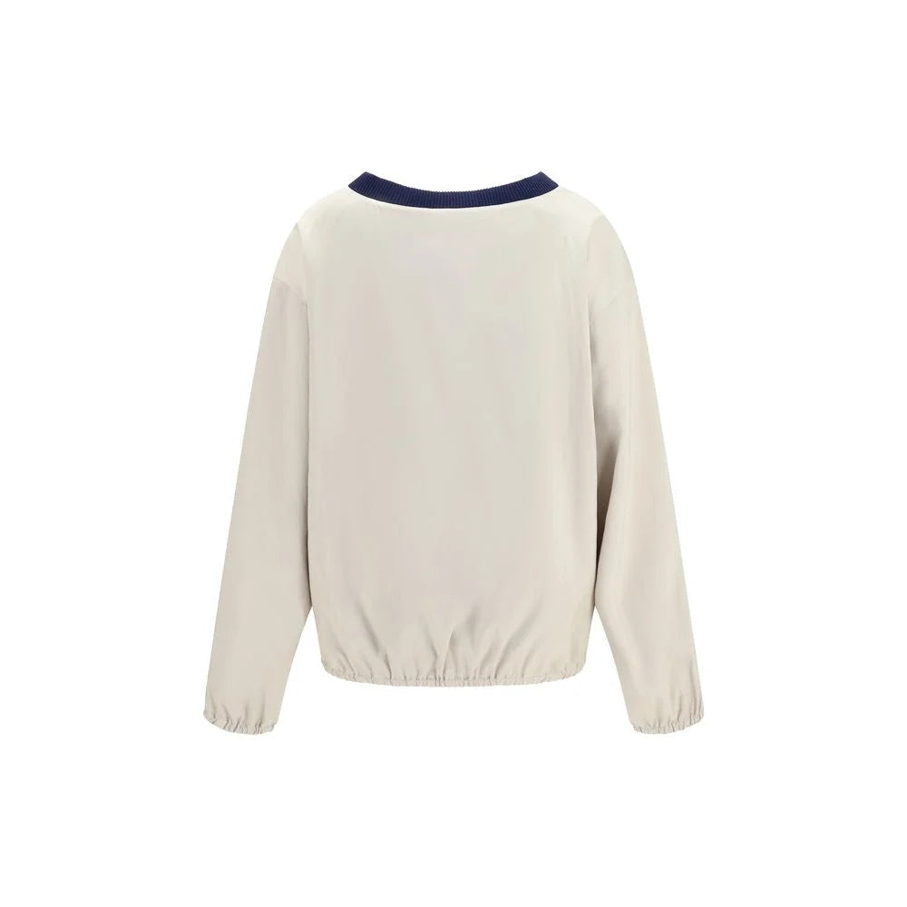 Miu Miu Beige Recycled Polyester Sweatshirt - IT40 | M