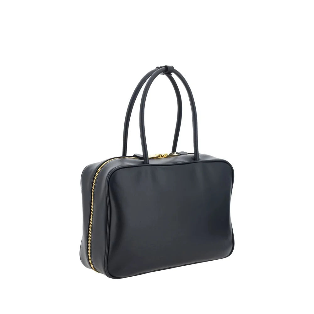 Miu Miu Black Calf Leather Bos Taurus Handbag