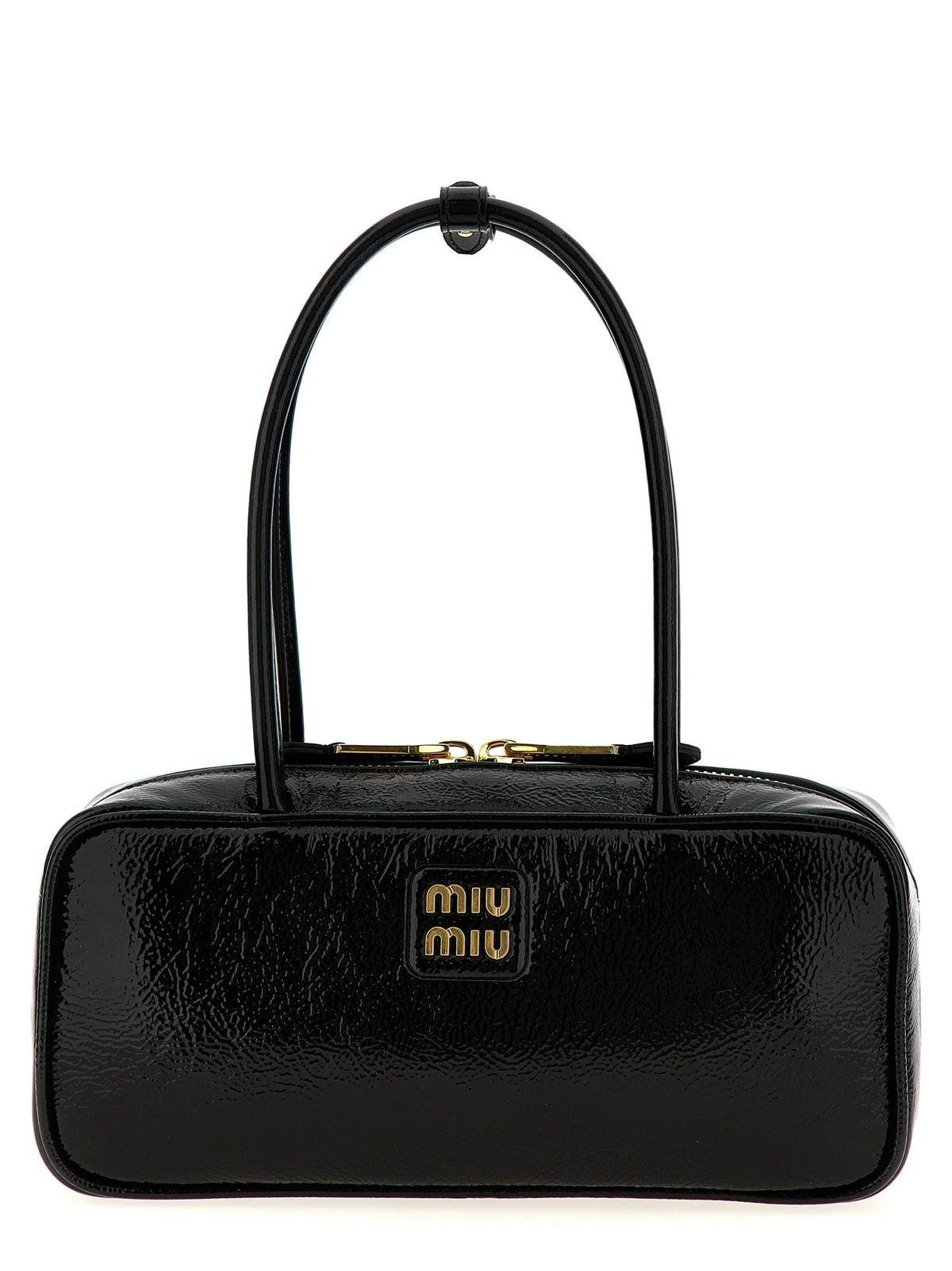 Miu Miu Black Lamb Leather Handbag
