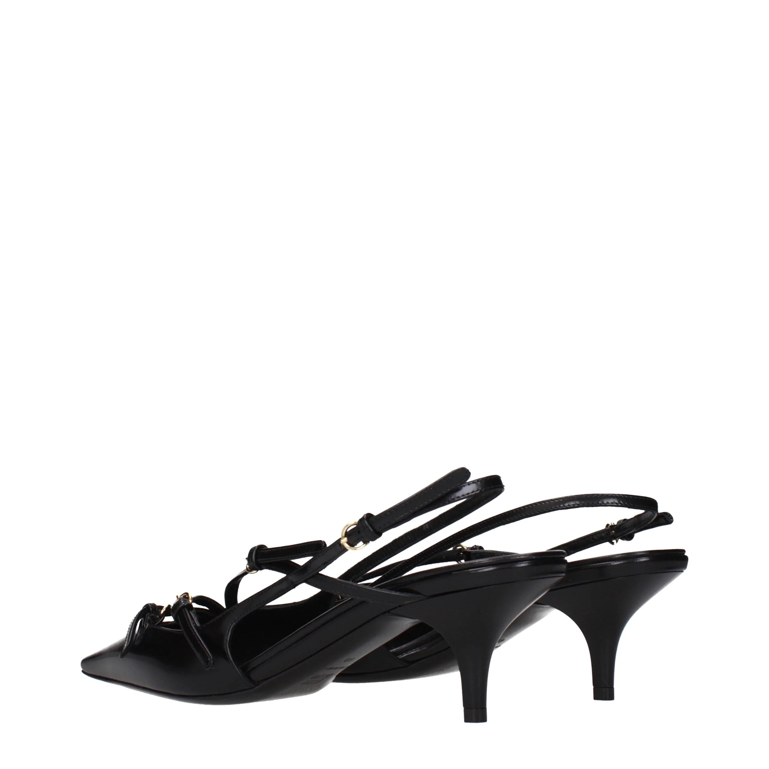 Miu Miu Black Leather High Heel Pumps - EU40/US10
