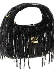 Miu Miu Black Polyester Handbag
