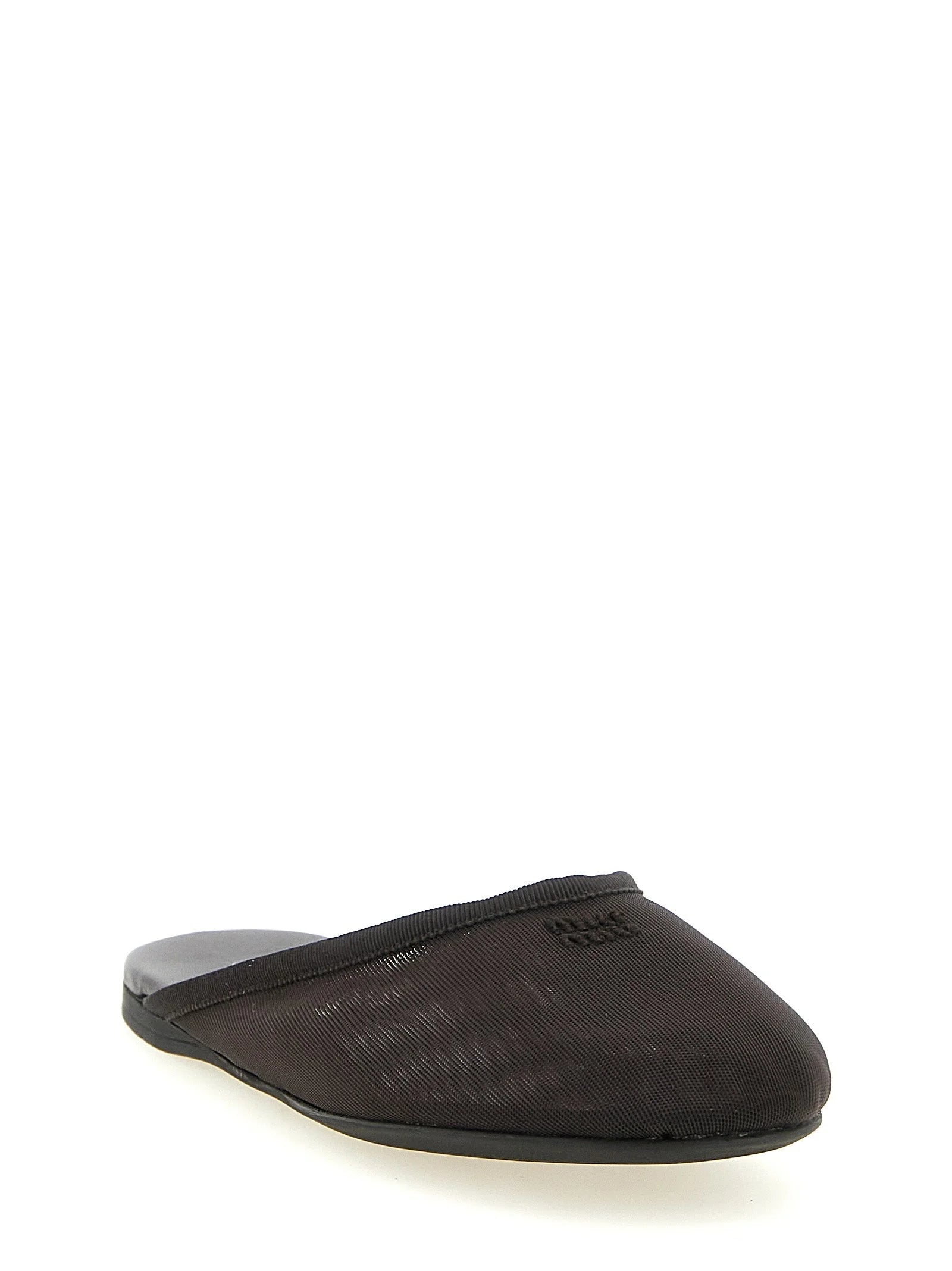 Miu Miu Black Recycled Polyester Flats - EU36/US6
