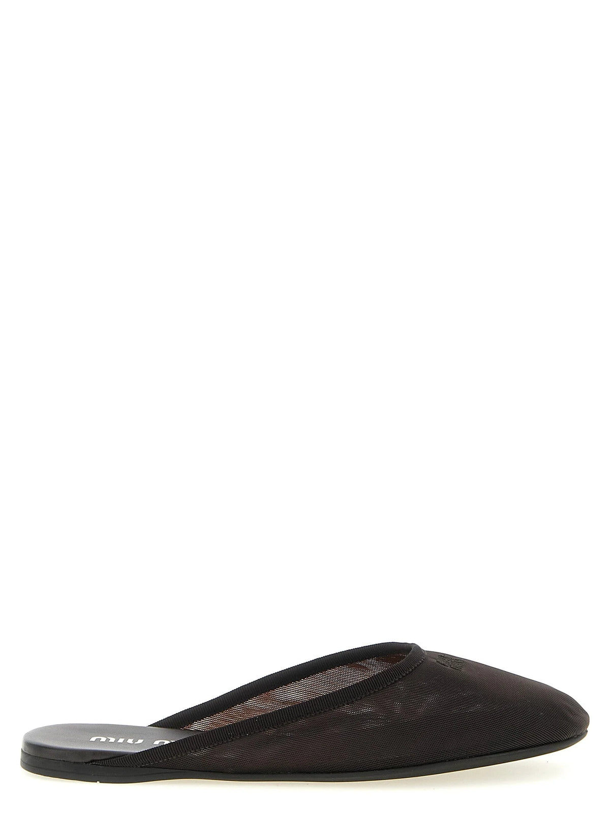 Miu Miu Black Recycled Polyester Flats - EU36/US6