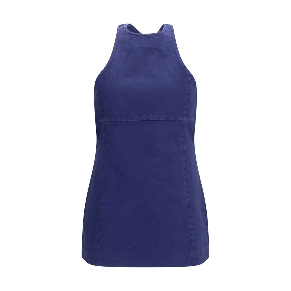 Miu Miu Blue Cotton Casual Dress - IT40 | M