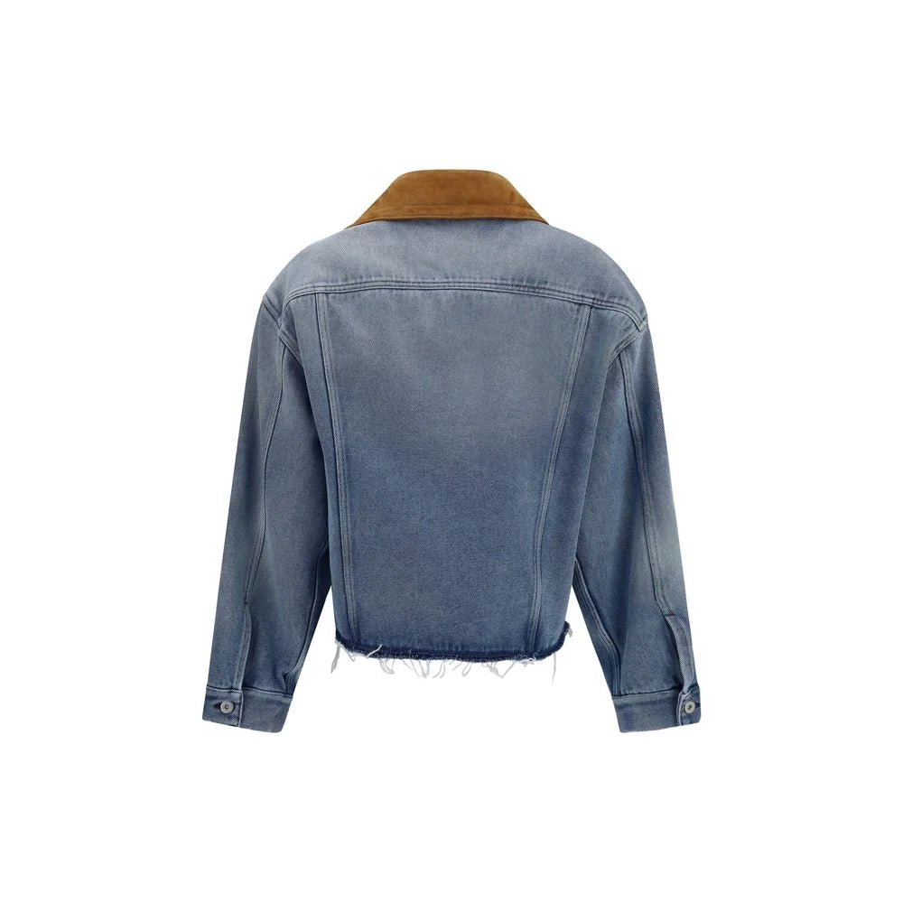 Miu Miu Blue Cotton Denim Jacket - IT40 | M