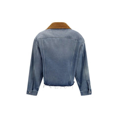 Miu Miu Blue Cotton Denim Jacket - IT40 | M