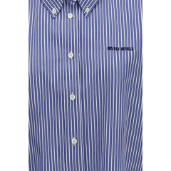 Miu Miu Blue Cotton Dress Shirt - IT40 | M