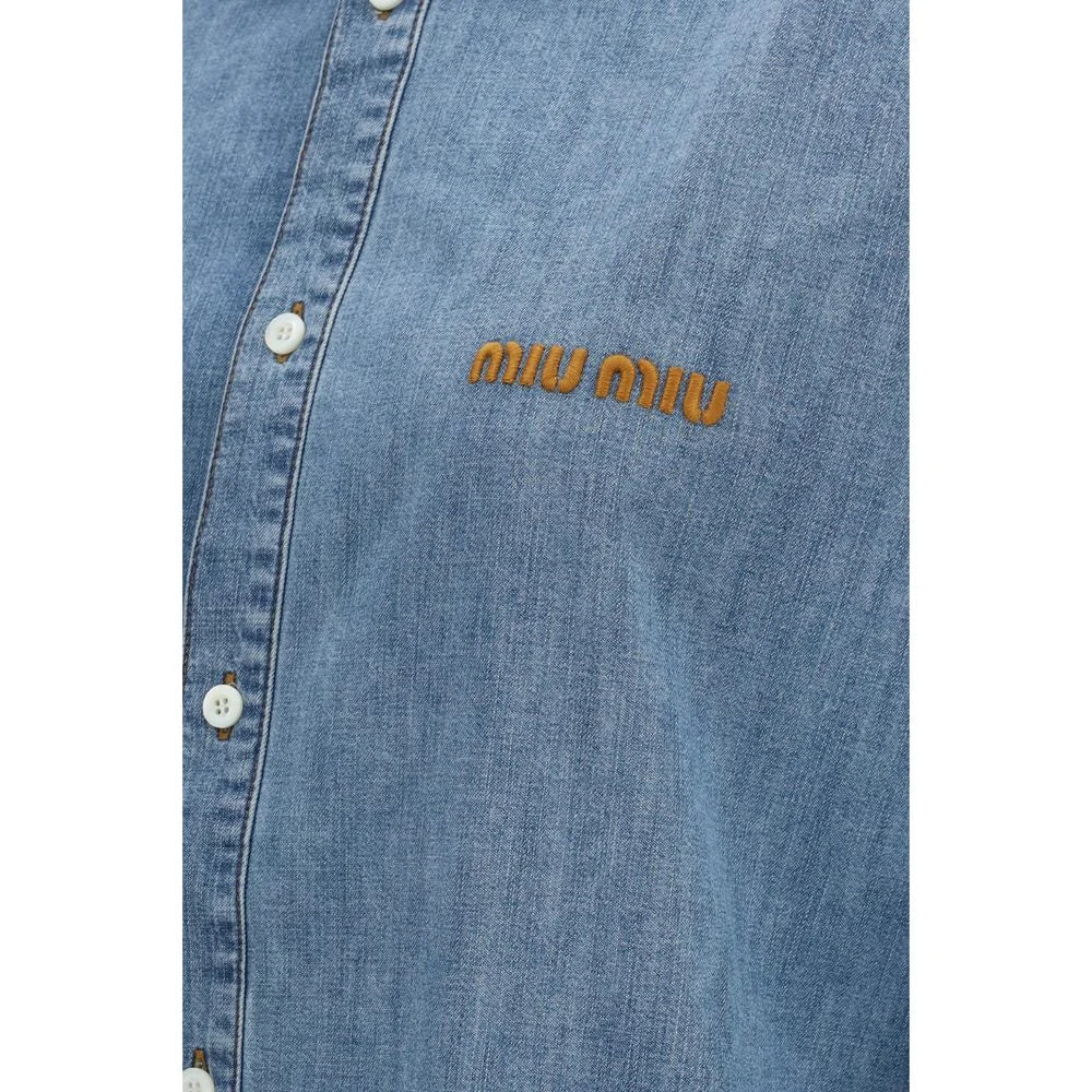 Miu Miu Blue Denim Shirt - IT42 | L