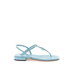 Miu Miu Blue Patent Leather Flip-Flop Sandal - EU36/US6 - Sandals