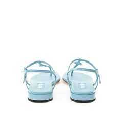 Miu Miu Blue Patent Leather Flip-Flop Sandal - EU36/US6 - Sandals