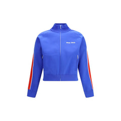 Miu Miu Blue Polyamide Sweatshirt - IT42 | L