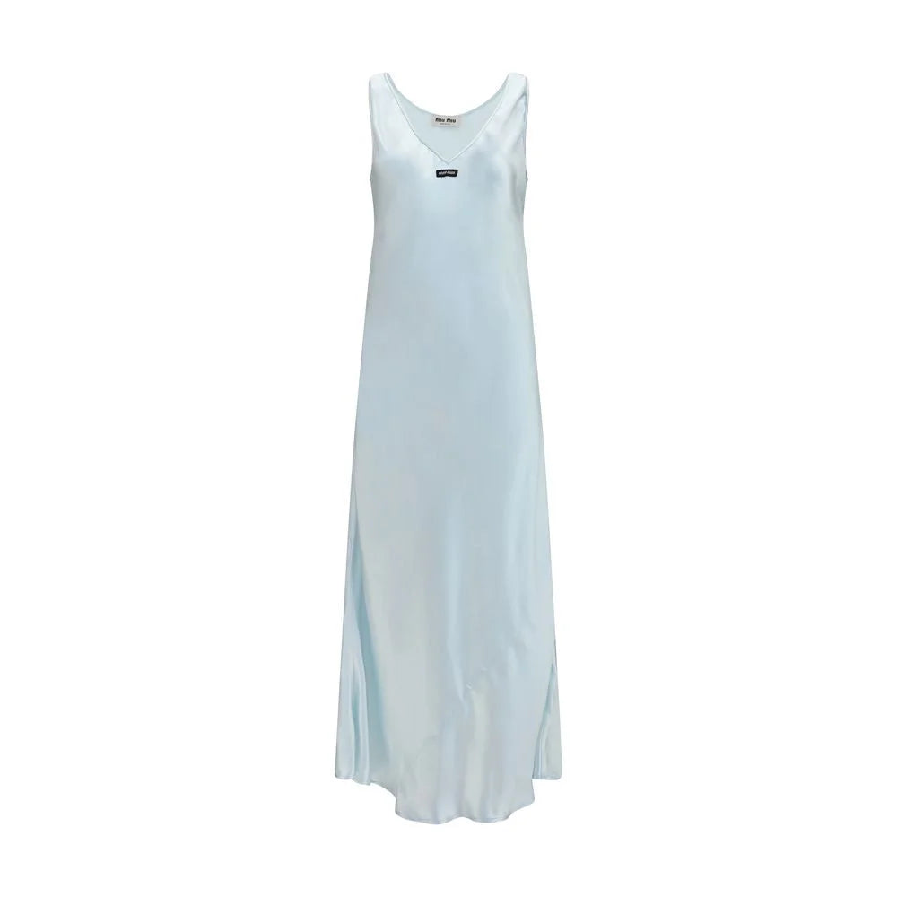 Miu Miu Blue Viscose Casual Dress - IT40 | M
