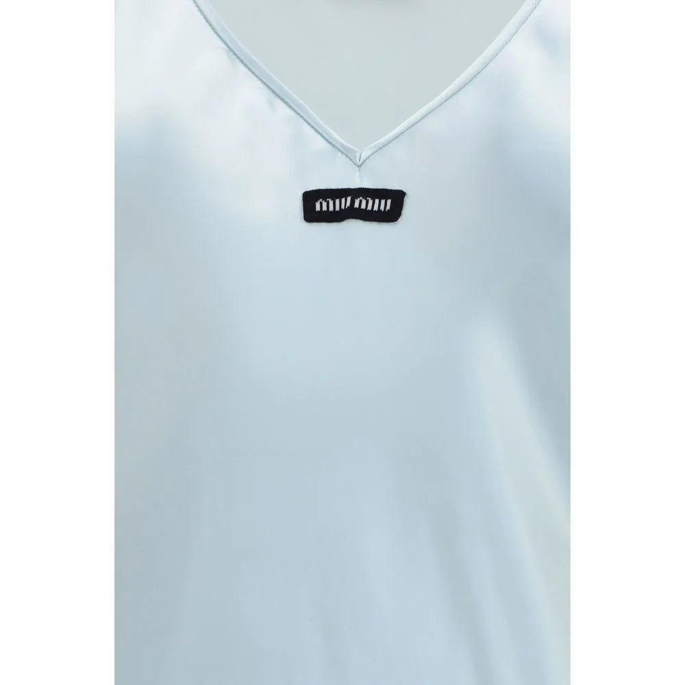 Miu Miu Blue Viscose Casual Dress - IT40 | M