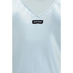Miu Miu Blue Viscose Casual Dress - IT40 | M