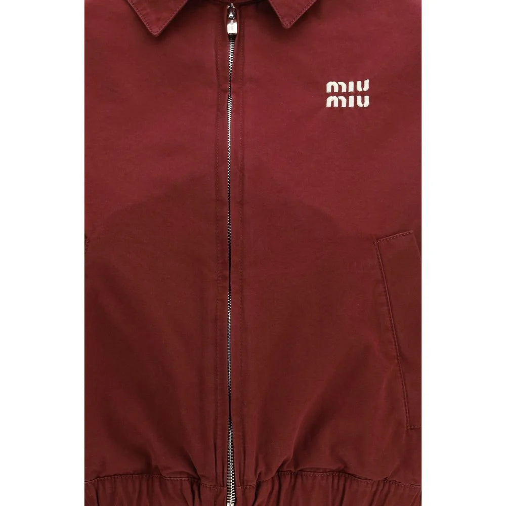 Miu Miu Bordeaux Cotton Jackets And Coat - IT40 | M