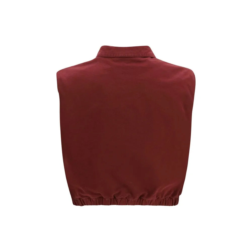 Miu Miu Bordeaux Cotton Jackets And Coat - IT40 | M