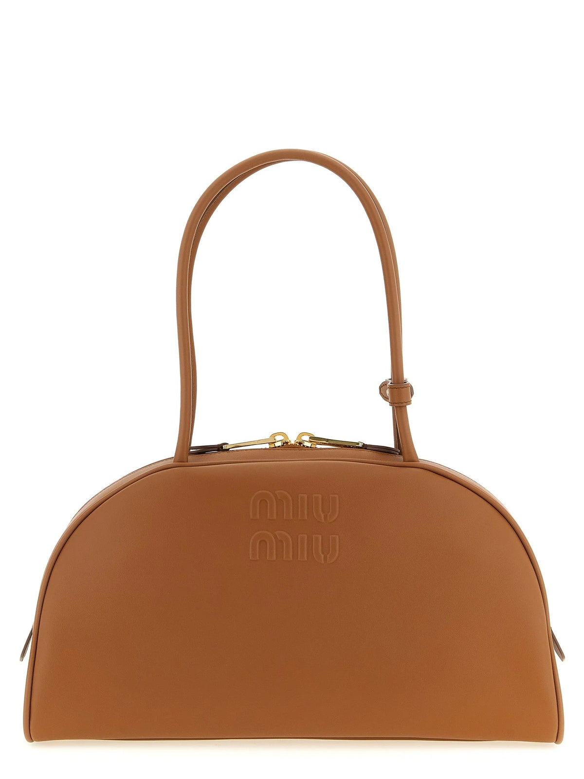 Miu Miu Brown Calfskin Shoulder Bag