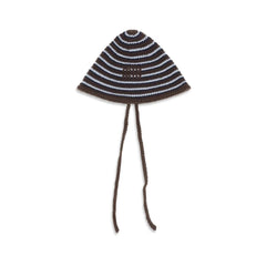 Miu Miu Brown Cotton Sunhat - UNI
