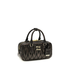 Miu Miu Brown Lamb Ovis Aries Aries Handbag