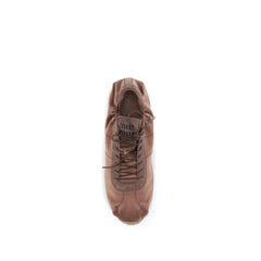 Miu Miu Brown Viscose Sneakers