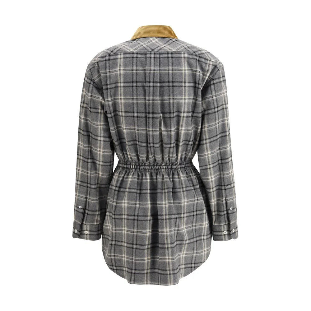 Miu Miu Harmaa Puuvillamekko - IT40 | M