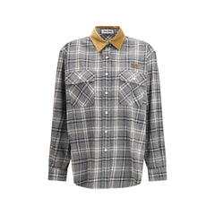Miu Miu Gray Cotton Pattern Shirt - IT40 | M