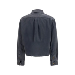 Miu Miu Gray Denim Shirt - IT38 | S