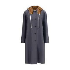 Miu Miu Gray Mohair Coat - IT38 | S