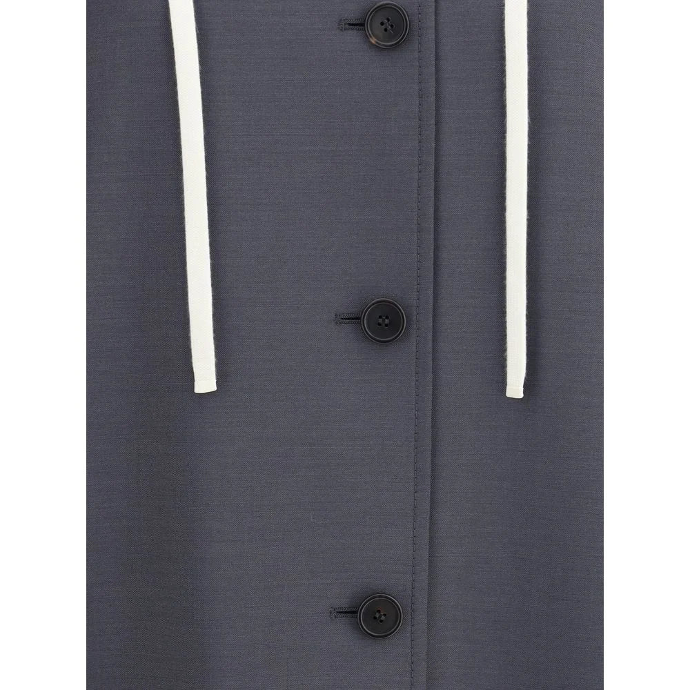 Miu Miu Gray Mohair Coat - IT38 | S