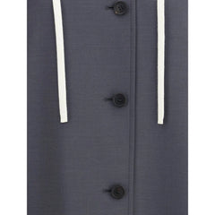 Miu Miu Gray Mohair Coat - IT38 | S