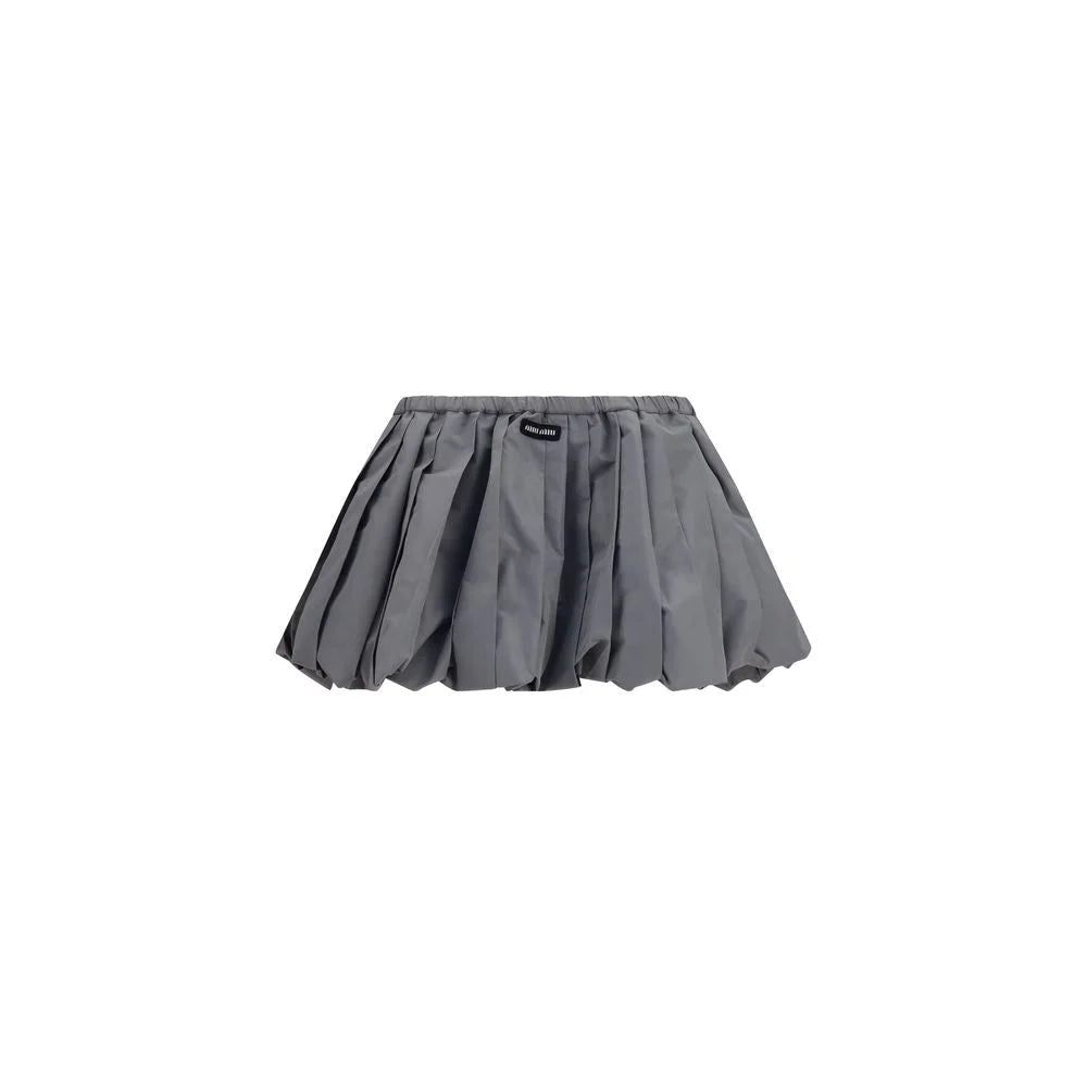 Miu Miu Gray Polyester Mini Skirt - IT40 | M