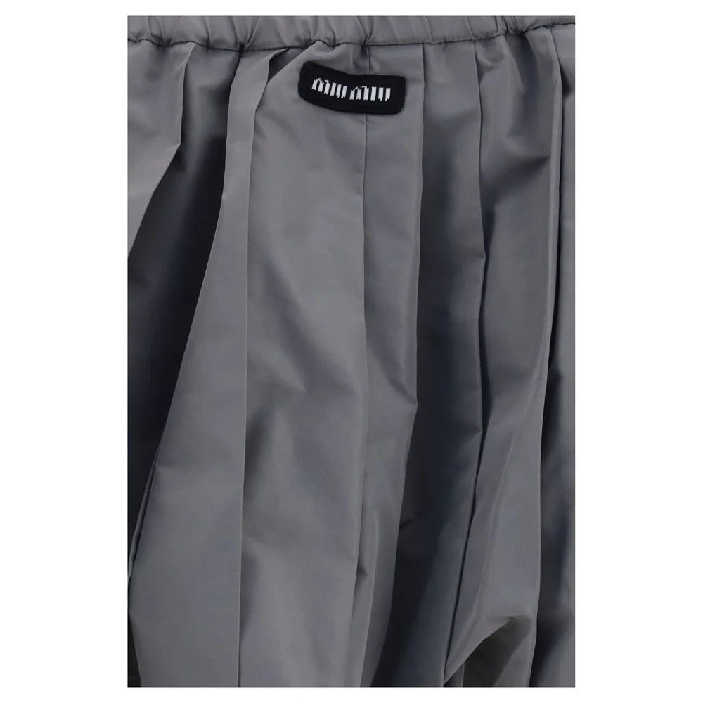 Miu Miu Gray Polyester Mini Skirt - IT40 | M
