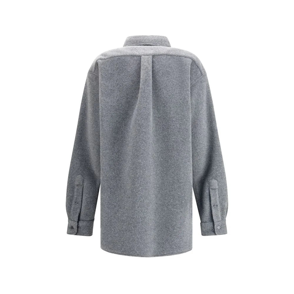 Chemise en polyester gris Miu Miu - IT40 | M