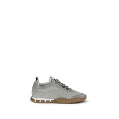Miu Miu Gray Recycled Polyamide Athletic Sneakers