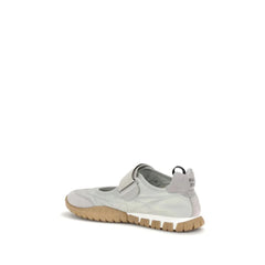 Miu Miu Gray Recycled Polyamide Ballet Flats - EU40/US10 - Flats