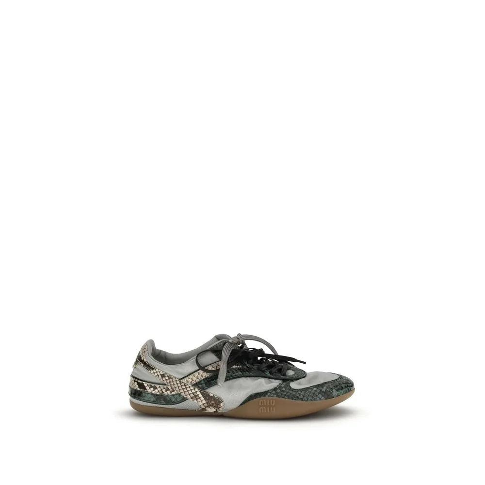 Miu Miu Gray Rubber Athletic Sneakers - EU36/US6