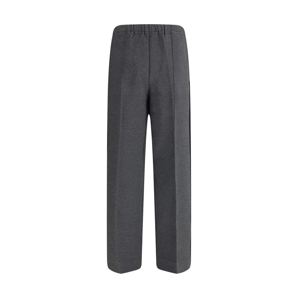 Miu Miu Gray Viscose Casual Pants - IT38 | S
