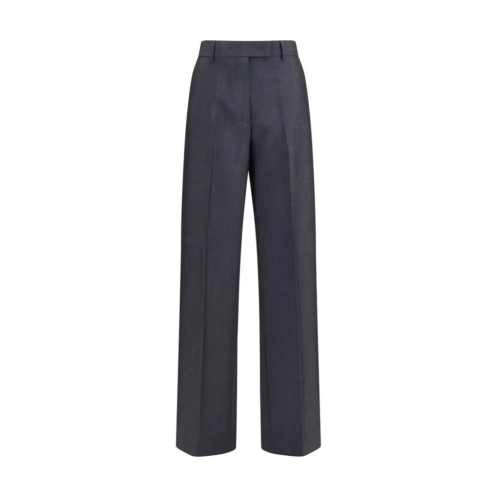 Miu Miu Gray Wool Oves Aries Dress Pants