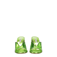 Plateformes en plexiglas vert Miu Miu - EU36/US6