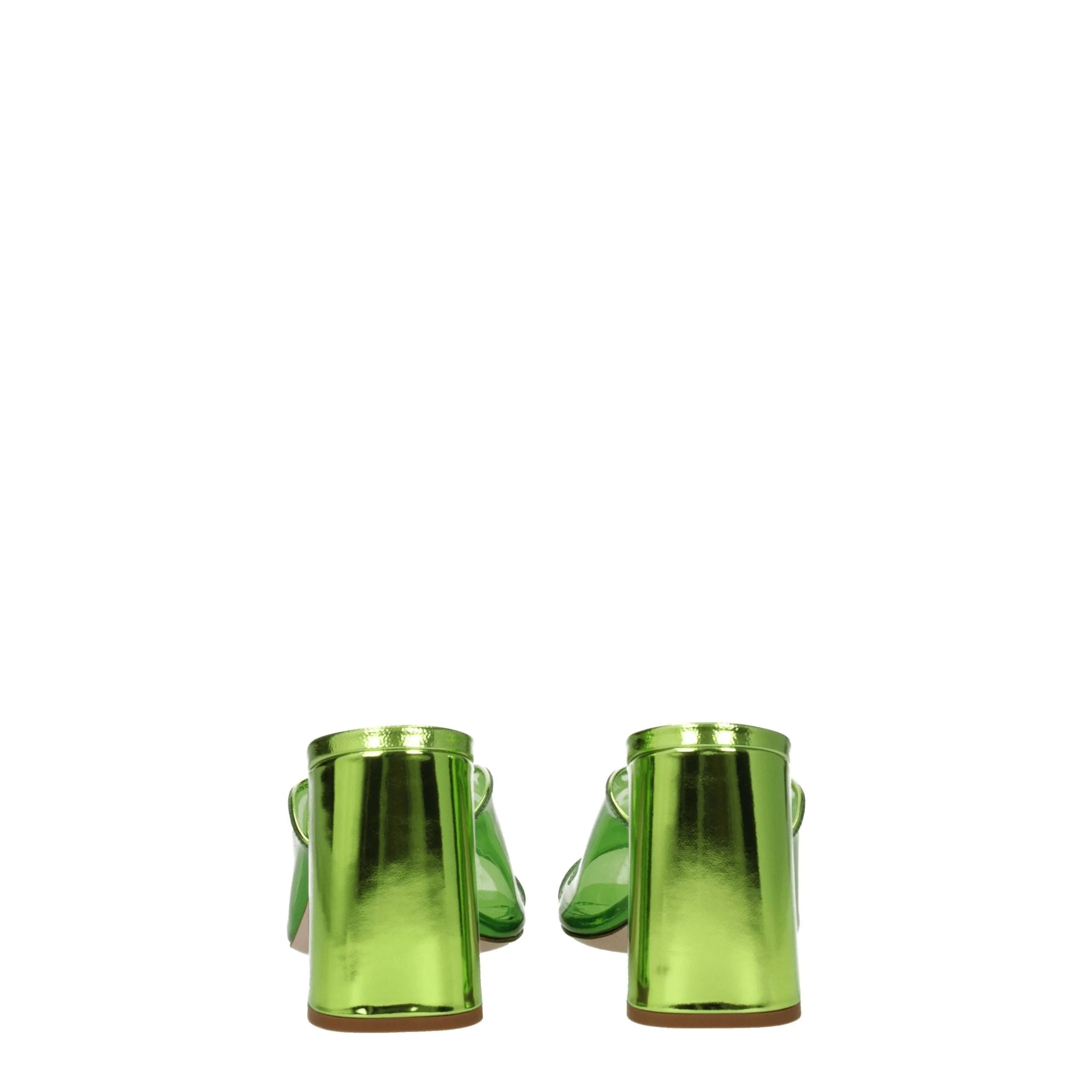 Miu Miu Green Plexiglass Platforms - EU36/US6