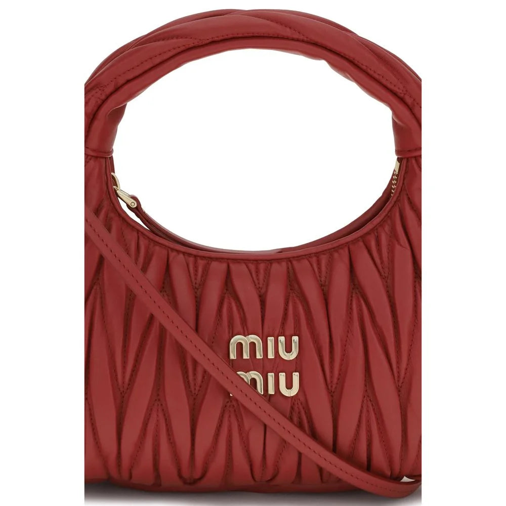 Miu Miu Multicolor Calf Leather Bos Taurus Shoulder Bag