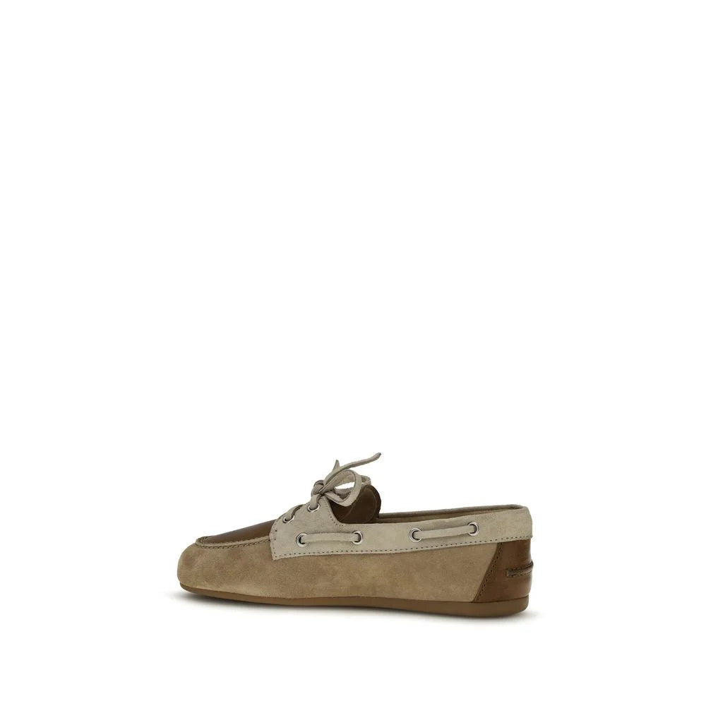 Miu Miu Multicolor Calf Leather Bos Taurus Slip-On Loafers - EU40/US10