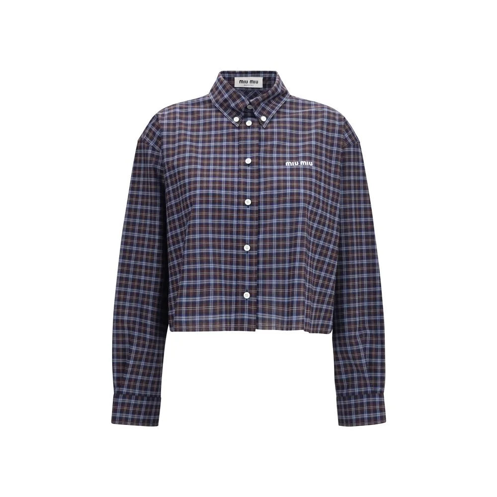 Miu Miu Multicolor Cotton Pattern Shirt