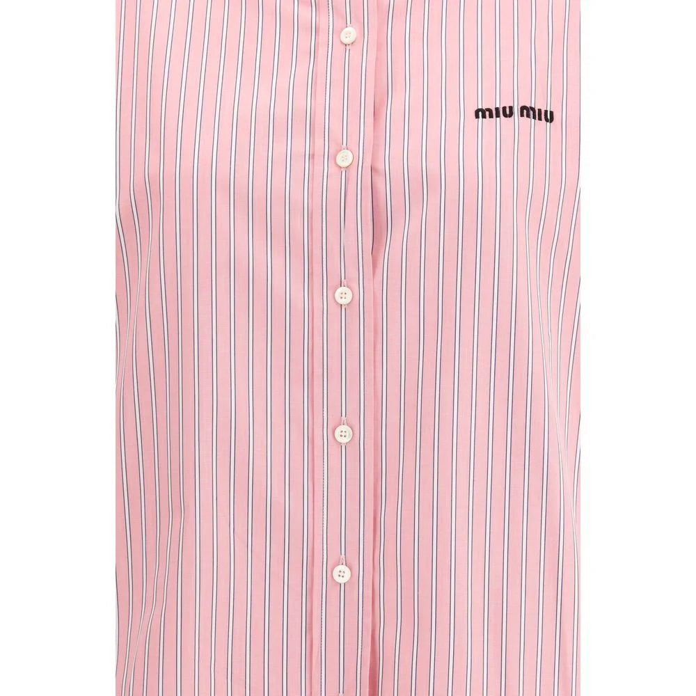 Miu Miu Multicolor Cotton Pattern Shirt - IT40 | M